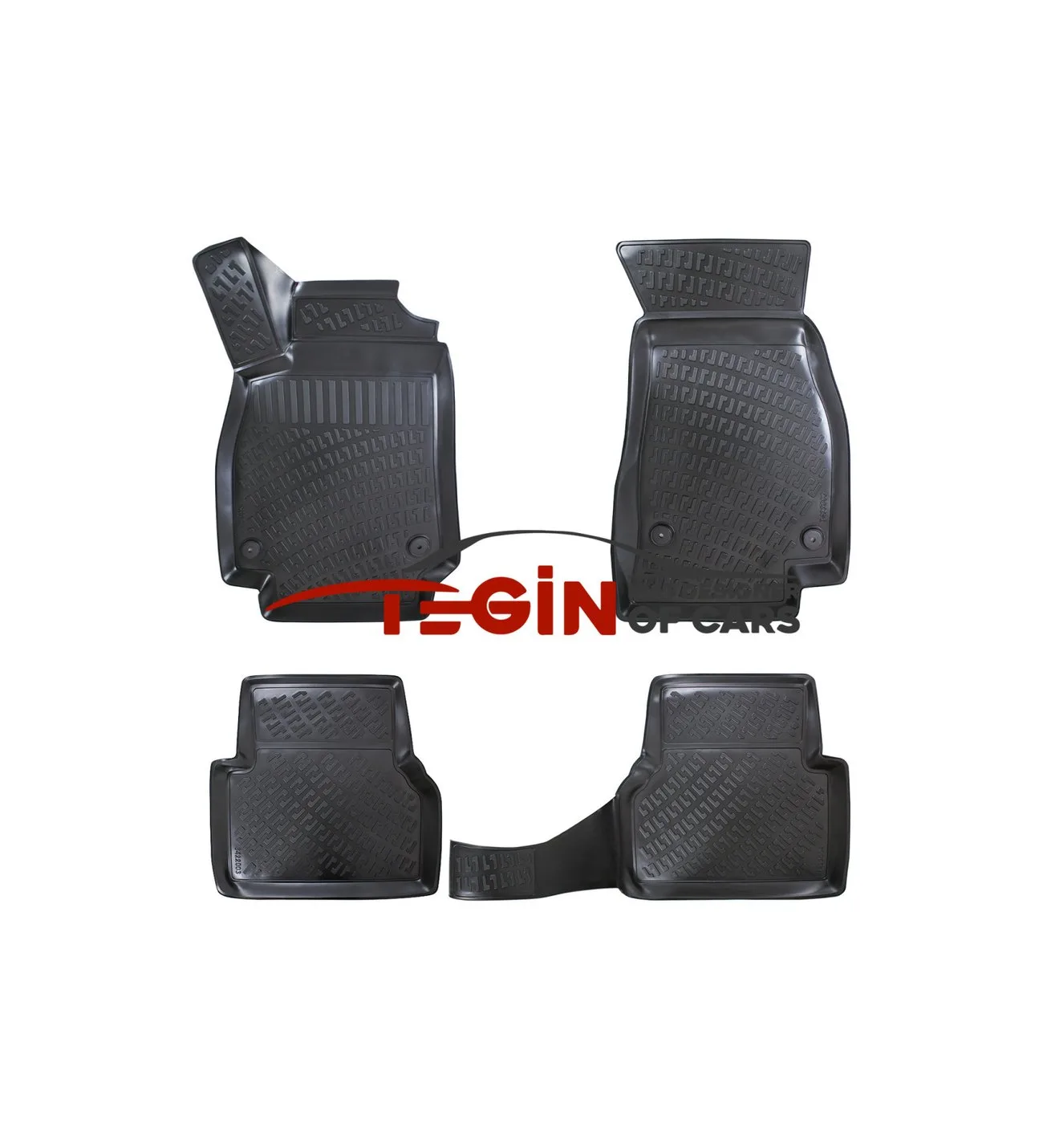 Audi A7 2023 3D Havuzlu Paspas Siyah
