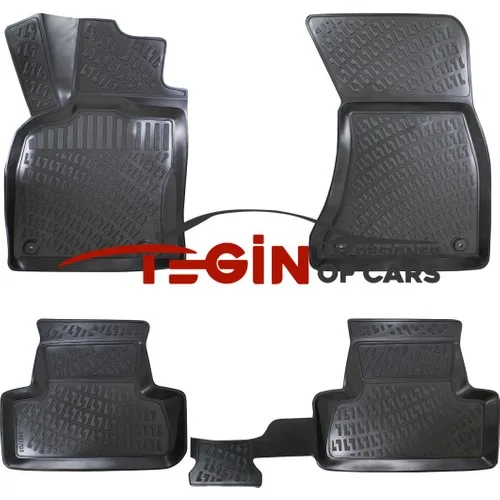 Audi Q5 2010 3D Havuzlu Paspas Siyah