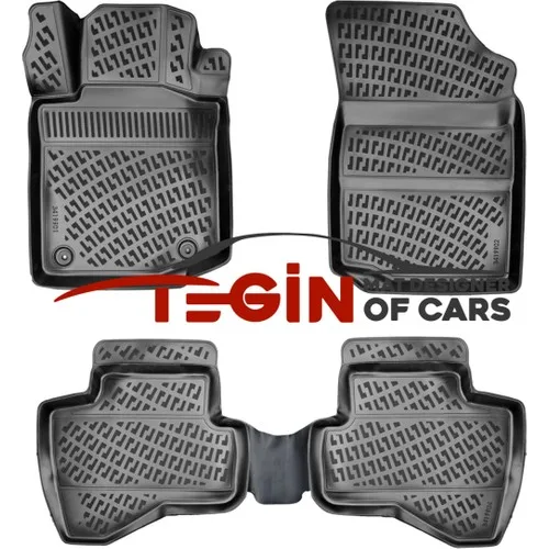 Citroen C1 2013 3D Havuzlu Paspas Siyah