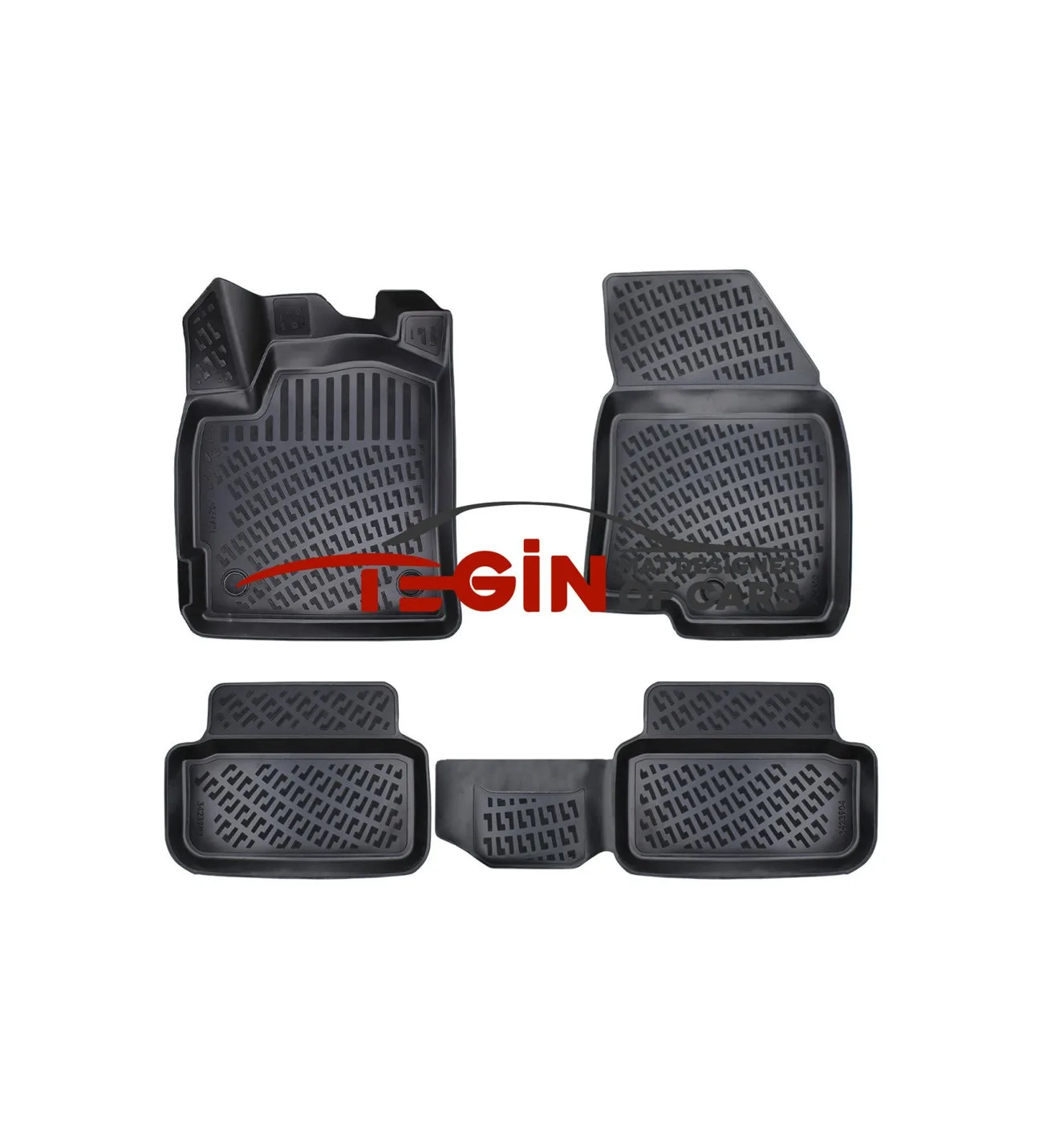 Dacia Sandero Stepway Comfort Paket 2023 3D Havuzlu Paspas Siyah