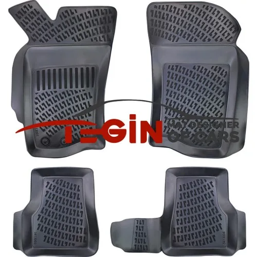 Fiat Siena 1996-2012 3D Havuzlu Paspas Siyah