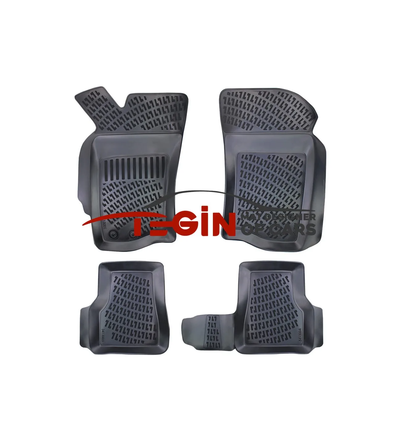 Fiat Siena 2002 3D Havuzlu Paspas Siyah