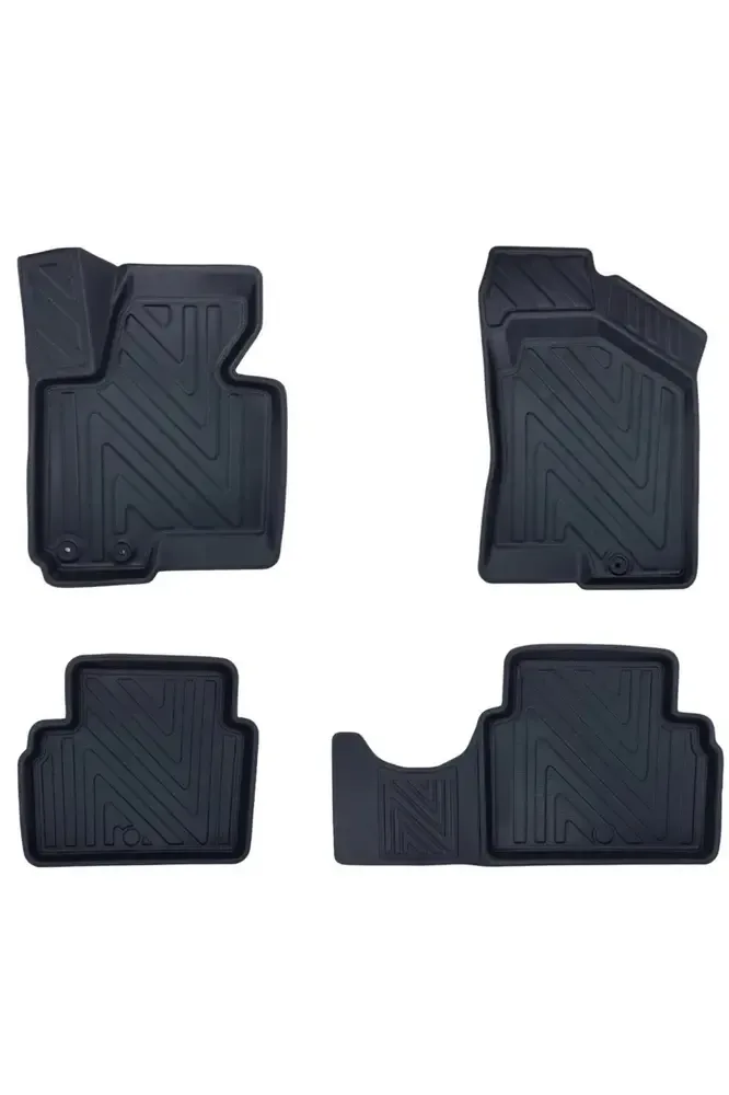 Hyundai Ix35 2009-2015 ile Uyumlu Carbon Desenli Ultra Premium Havuzlu Oto Paspas