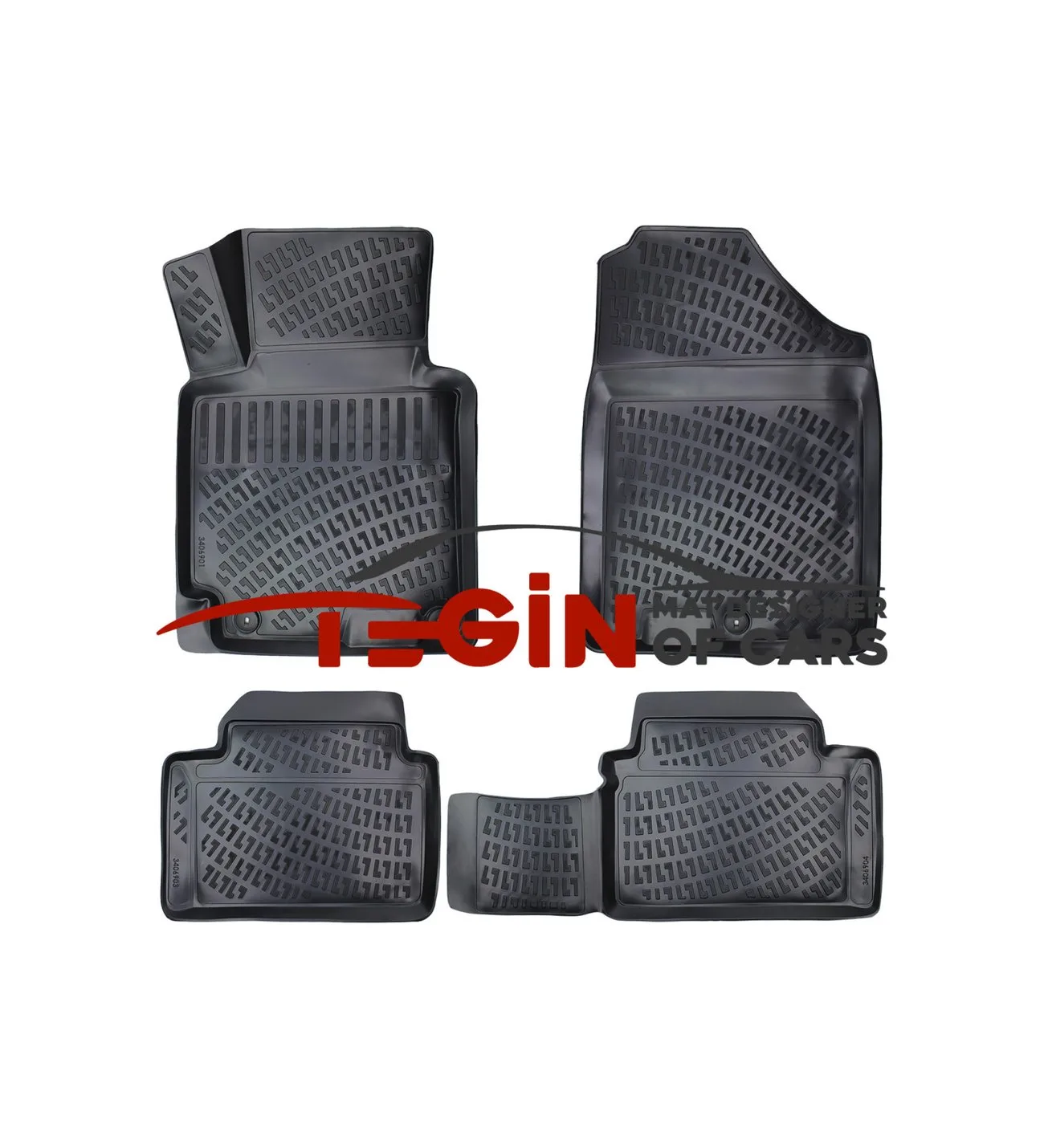 Kia Ceed  2012 3D Havuzlu Paspas Siyah