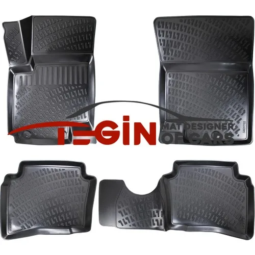 Kia Venga 3D Havuzlu Paspas 2012 Siyah