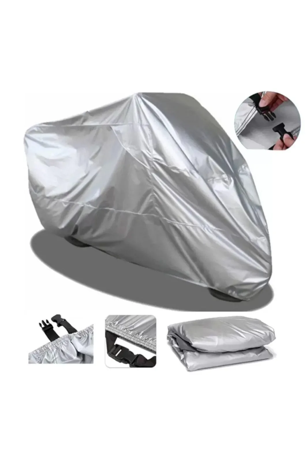 Kral Motor Kr250-k Titus-3 Lüx Kalite Kalın Uyumlu SolarBlock Prime Motosiklet Brandası Örtüsü