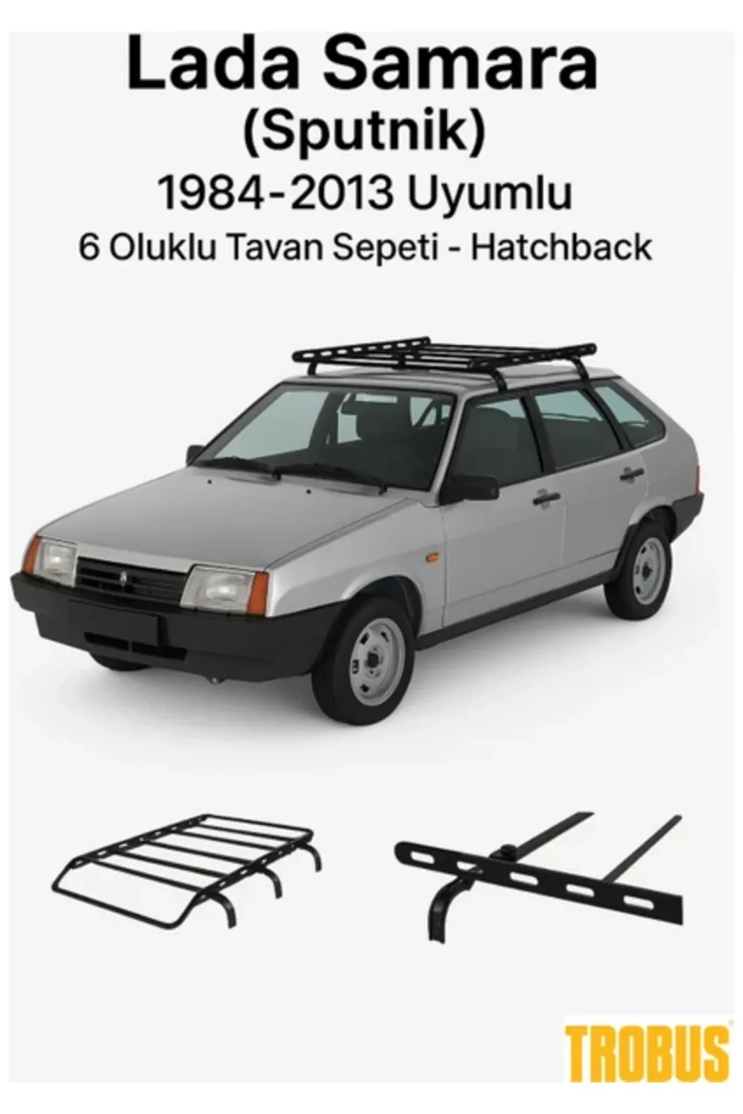 Mercedes W115 1968-1976 Uyumlu 6 Oluklu Tavan Sepeti - Sedan Kasa