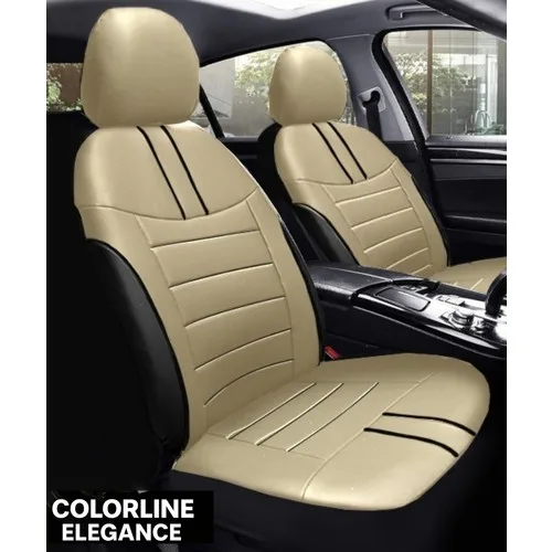 Mitsubishi Asx Jeep  2010-2016 Colorline Elegance Serisi Deri Bej Siyah Koltuk Kılıfı