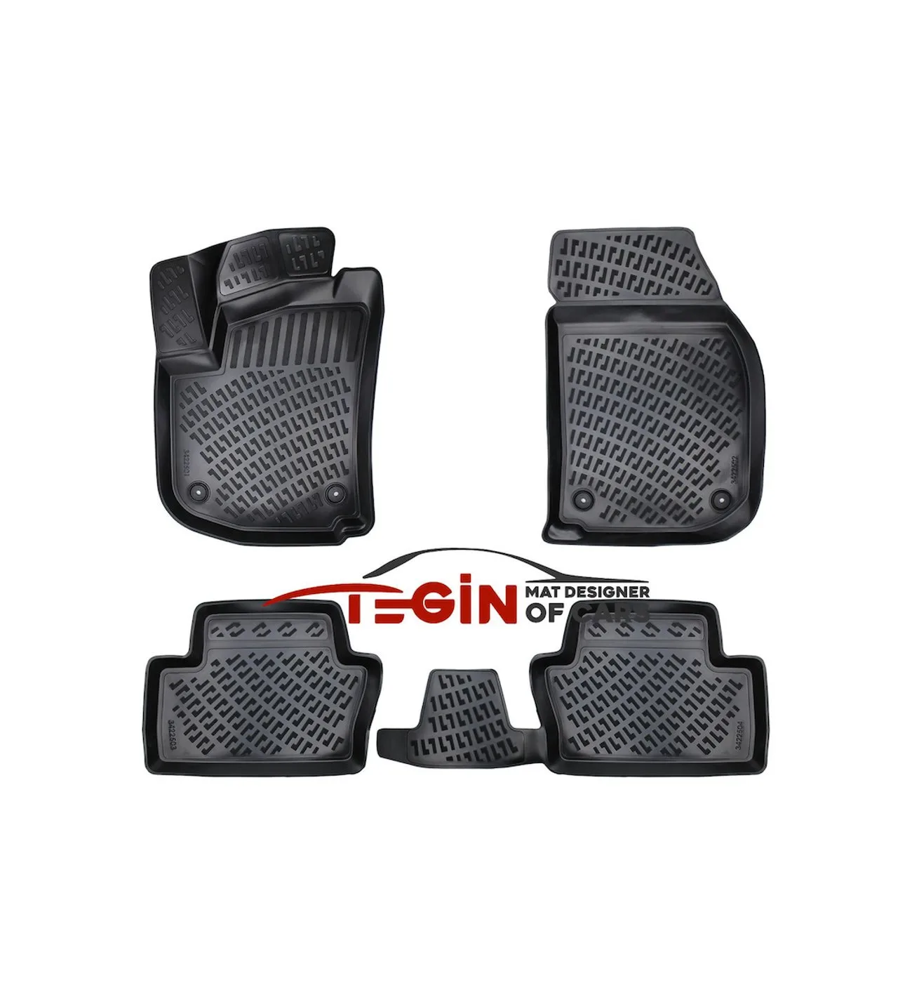 Opel Zafira A 3D Havuzlu Paspas 2001 Siyah