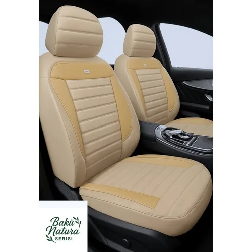 Renault Megane 4 Sedan 2004–2024 Bakü Natura Serisi Raşel Bej Koltuk Kılıfı
