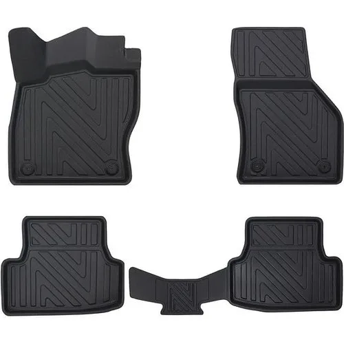 Seat Ateca 2016 Ve Sonrasi ile Uyumlu Carbon Desenli Ultra Premium Havuzlu Oto Paspas