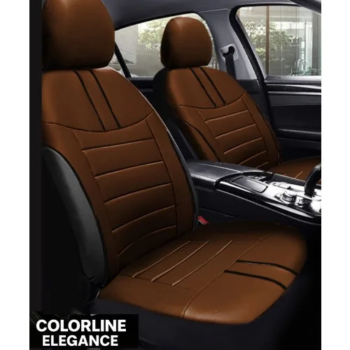 Subaru Justy 1984–2003 Colorline Elegance Serisi Deri Taba Siyah Koltuk Kılıfı