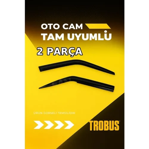 Trobus Volkswagen Caddy 2007 Mügen Cam Rüzgarlığı 2'li Takım