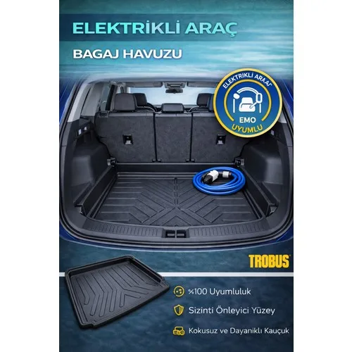 TROBUS Volvo XC40 Recharge / EX40 (2021+) Elektrikli Bagaj Havuzu