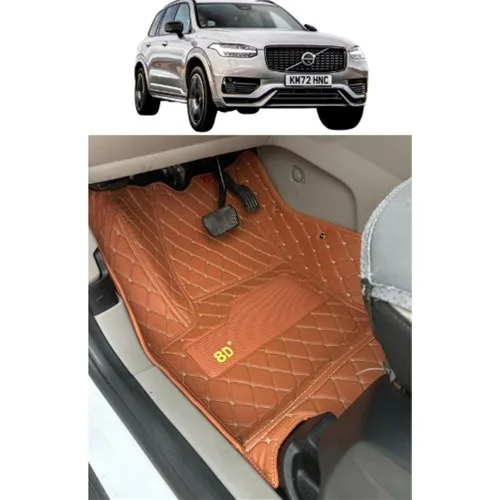 Volvo XC90 2015-2024 Arası 5 Kişilik Araca Özel 8d Havuzlu Paspas Takımı