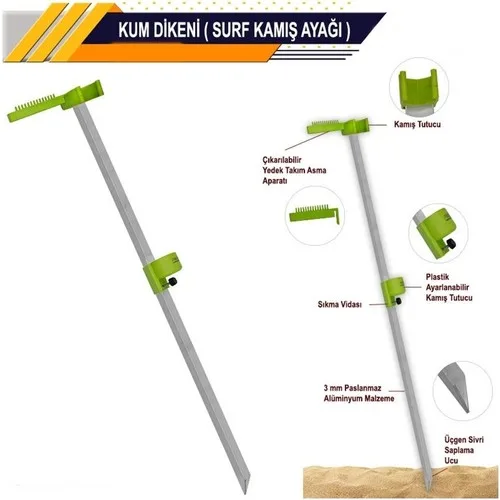 Anchor Ayarlanabilir Surf Kamış Ayağı | Kum Dikeni |