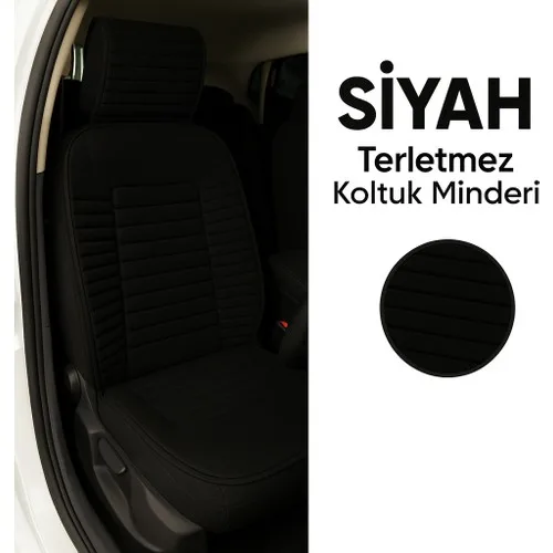 Bmw X1 E84 2009-2015 Uyumlu Oto Koltuk Minderi Ergonomik Bumerang 2'li Lüks Set Siyah