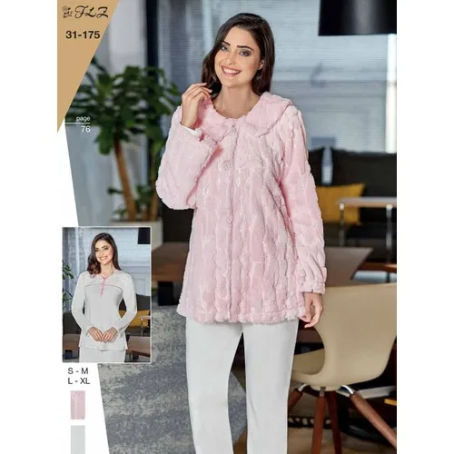 Flz 31-175 Kışlık Bayan 3'Lü Pijama Takımı