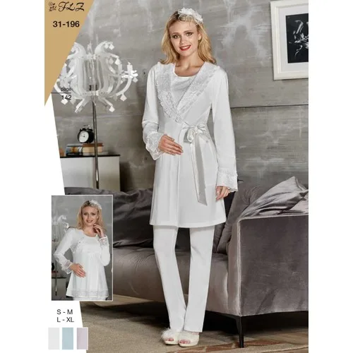 Flz 31-196 Kışlık Lohusa 3'Lü Pijama Takımı