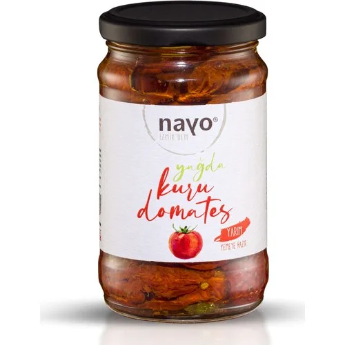 Nayo Yağda Kuru Domates, Yarım Dilim, Cam Kavanoz - 320CC