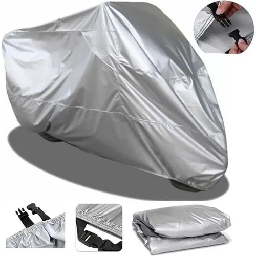Tegin ACC | Ducati Monster S4RS Testastretta Arka Çanta Uyumlu Solarblock Prime Uyumlu Motosiklet Brandası | Su Geçirmez, %99 UV, Yansıtıcı Gümüş Üst