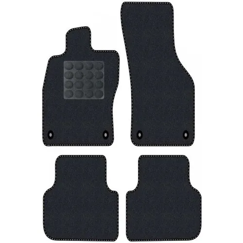 Tegin Opel Combo C 2001-2011 Siyah Halı Siyah Kenar Elipsler Topuk 2250 gr Paspas